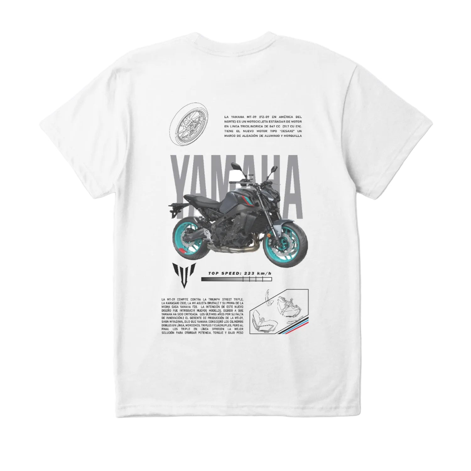 yamaha MT09 tshert